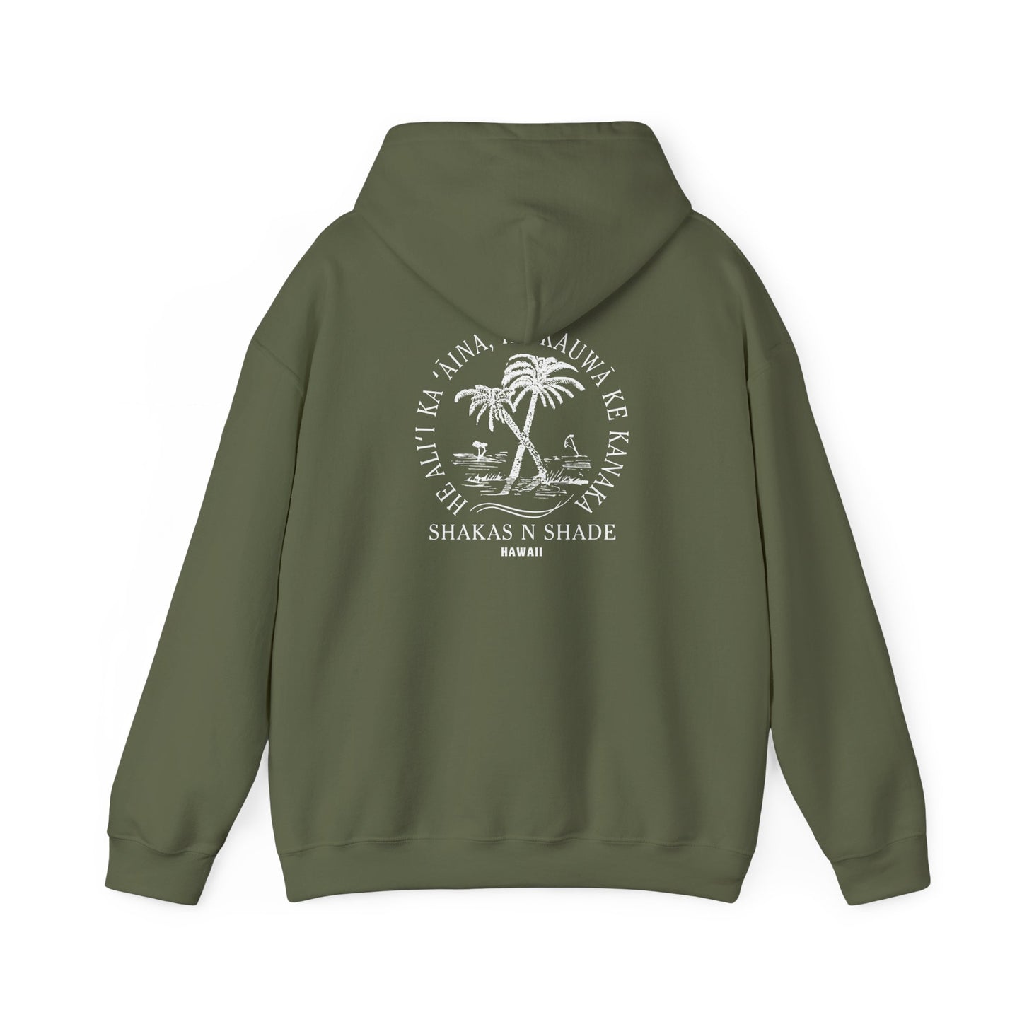 He aliʻi ka ʻāina, he kauwā ke kanaka (The land is chief, man is its servant) Sweatshirt