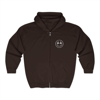 Shakas n Shade Heavy Blend Embroidered Full Zip Hoodie