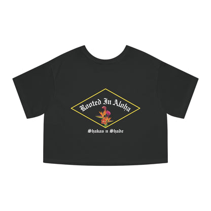 Rooted In Aloha Women's Heritage Cropped T-Shirt