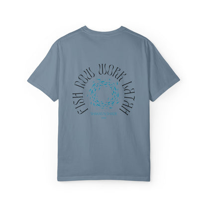Fish Now Work Latah Mens T-Shirt