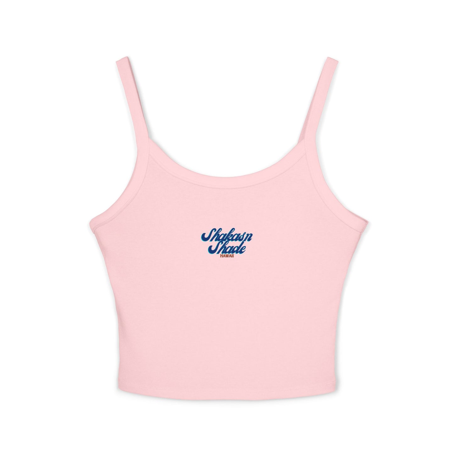 Retro Script Women's Spaghetti Strap Tank Top