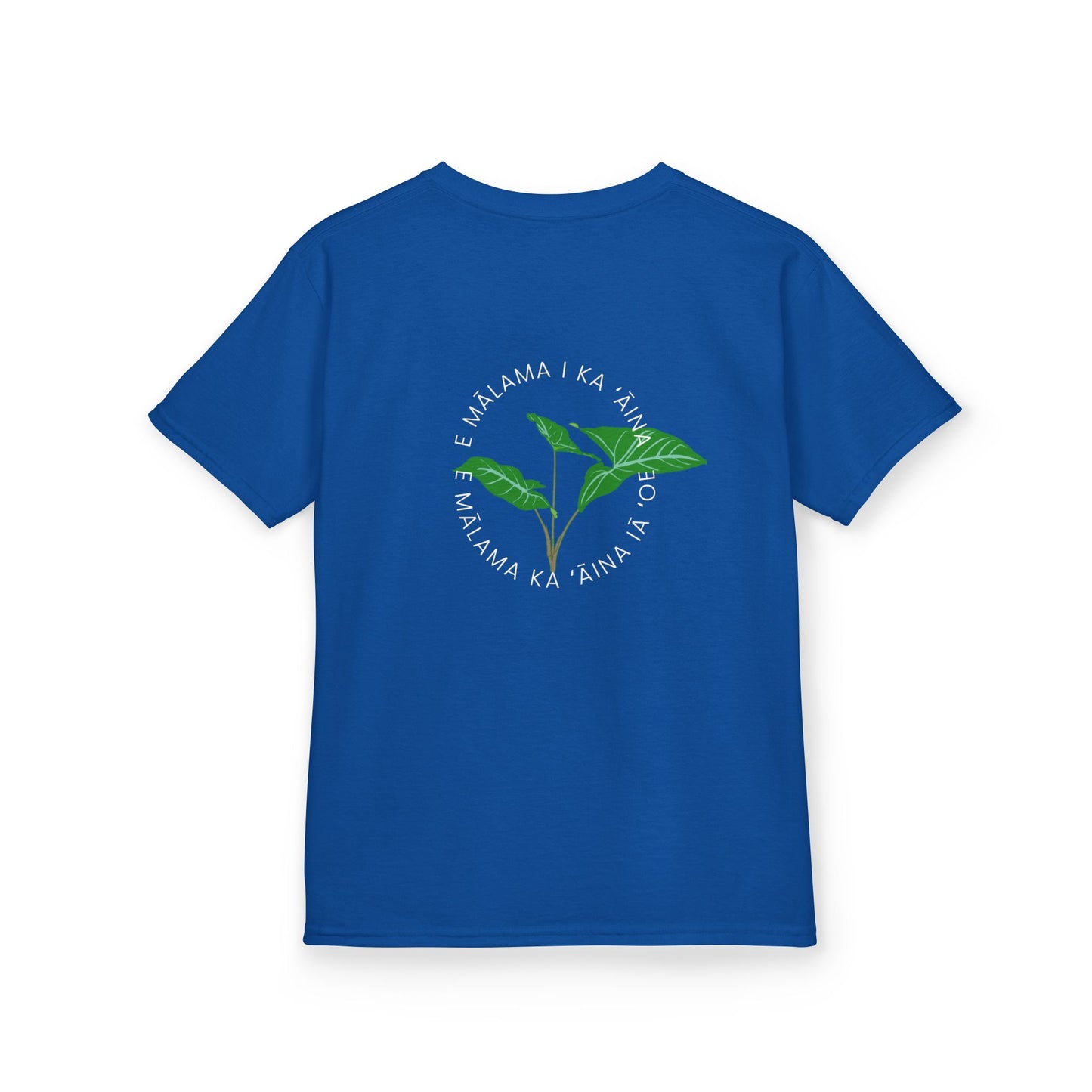 E mālama i ka ʻāina, e mālama ka ʻāina iā ʻoe (Care for the land, and the land will care for you) Youth T-Shirt