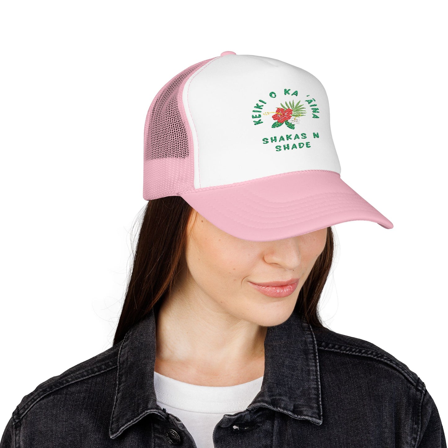 Keiki O Ka ʻĀina Embroidered Foam Trucker Hat