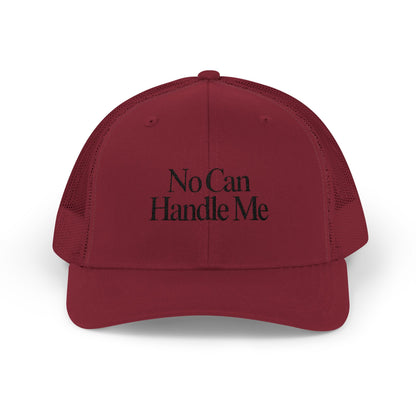 No Can Handle Me Snapback Trucker Cap