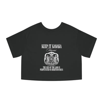 Keep It Kanaka Heritage Cropped T-Shirt