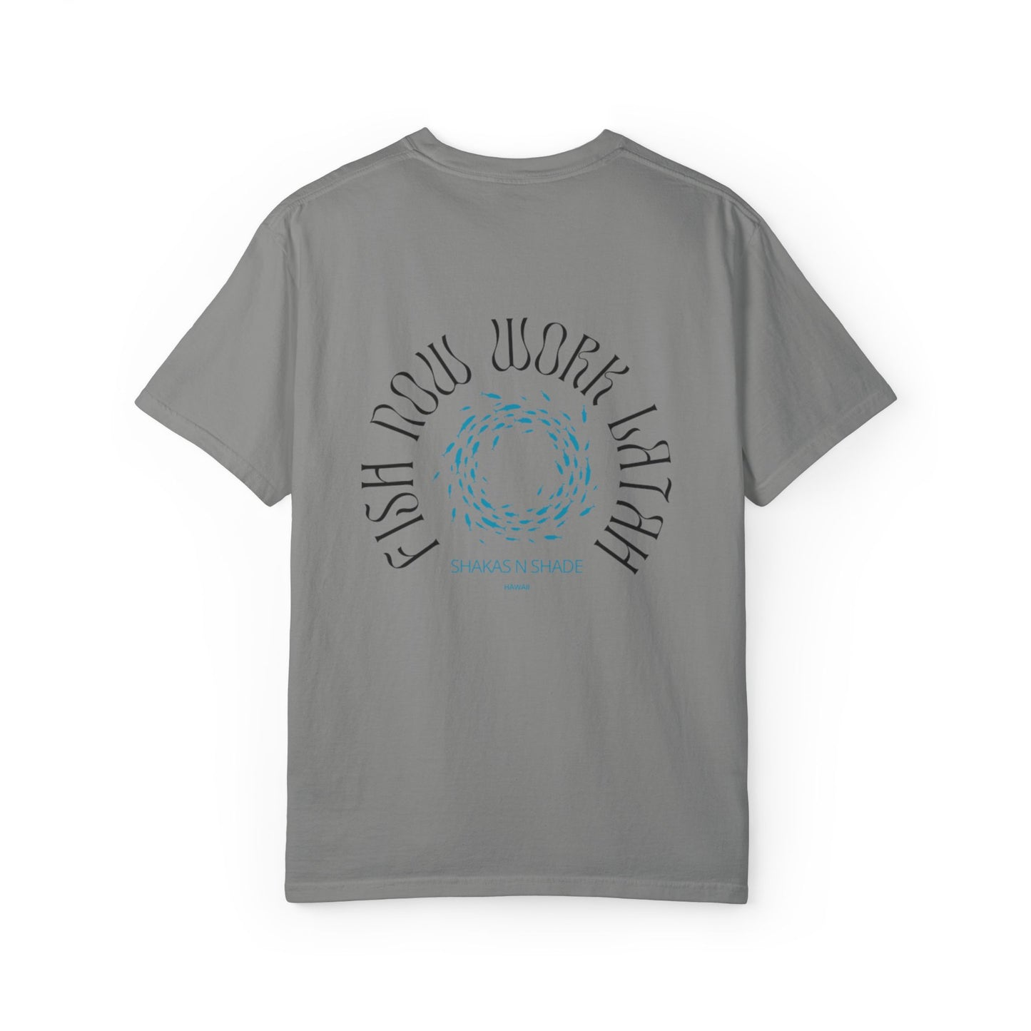 Fish Now Work Latah Mens T-Shirt