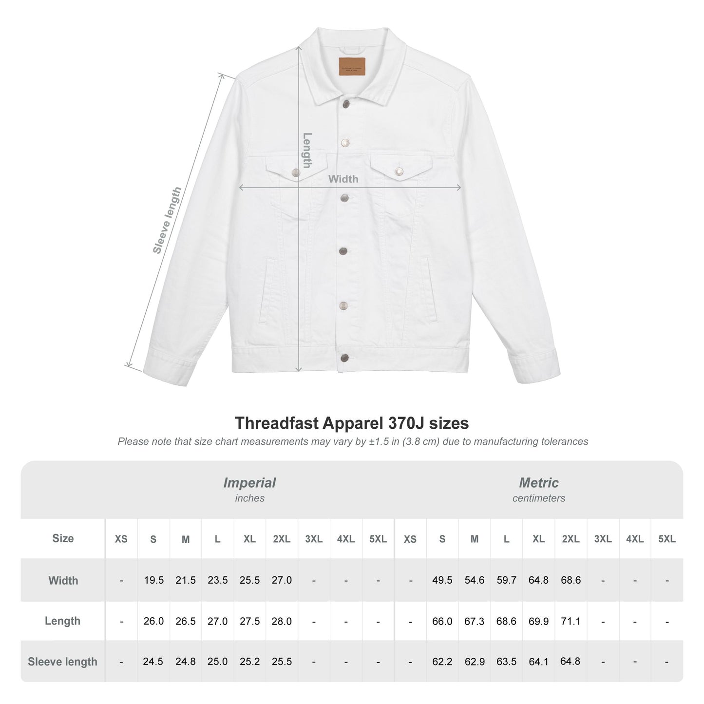 Yessah Blessah Embroidered Denim Jacket