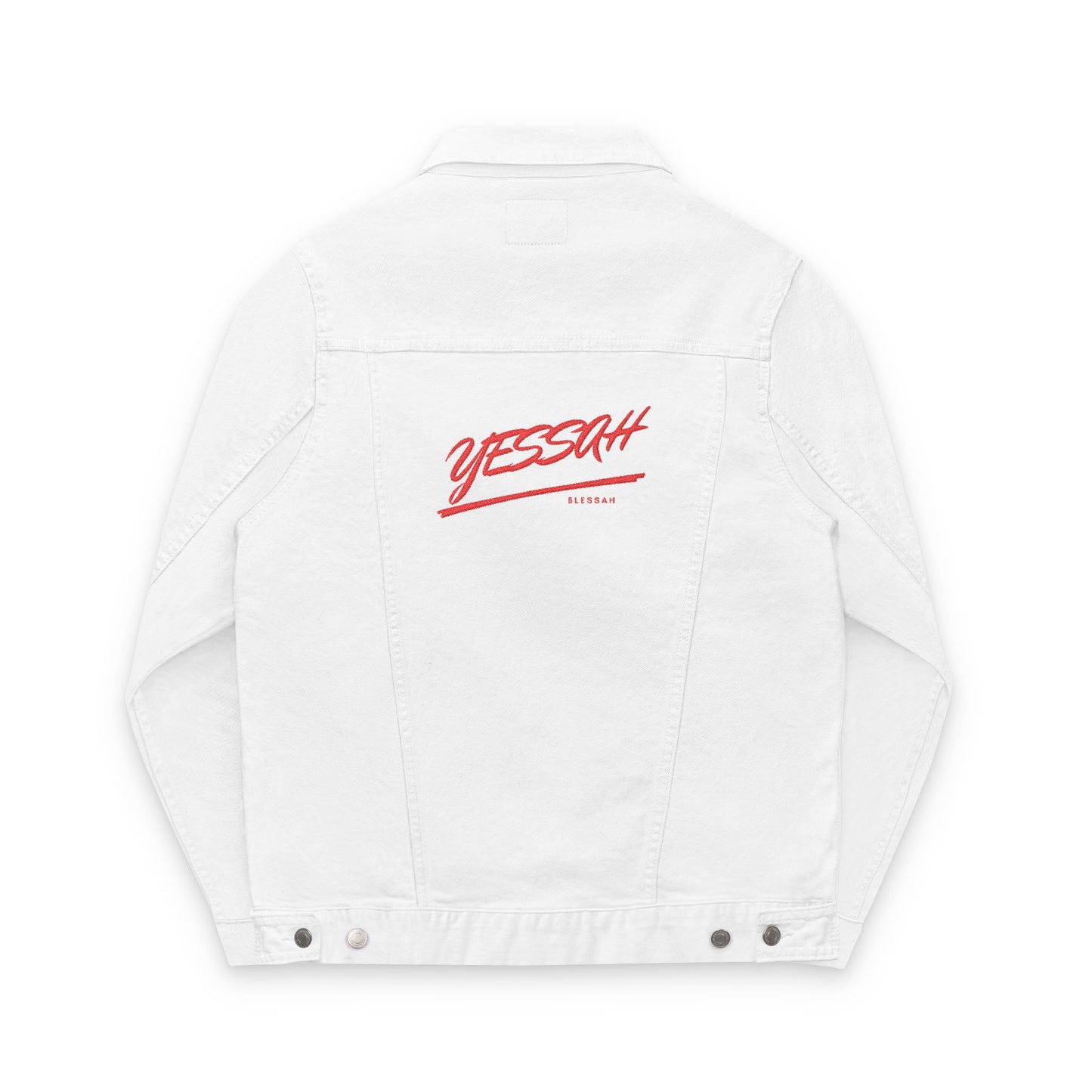 Yessah Blessah Embroidered Denim Jacket