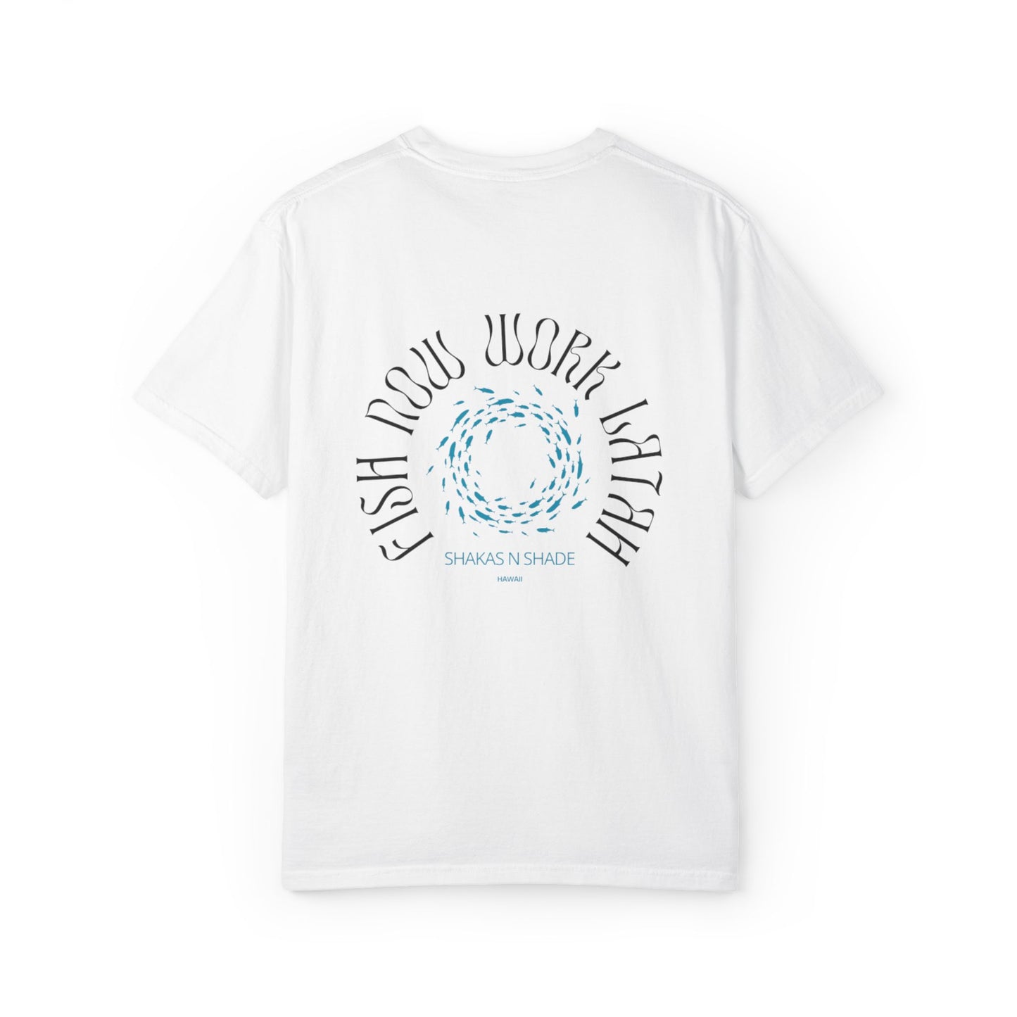 Fish Now Work Latah Mens T-Shirt