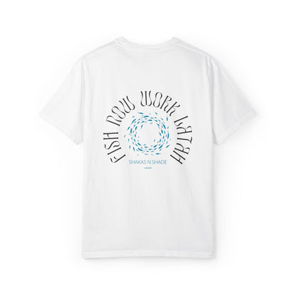 Fish Now Work Latah Mens T-Shirt