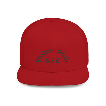 Old E S&S Embroidered Flat Bill Snapback Cap