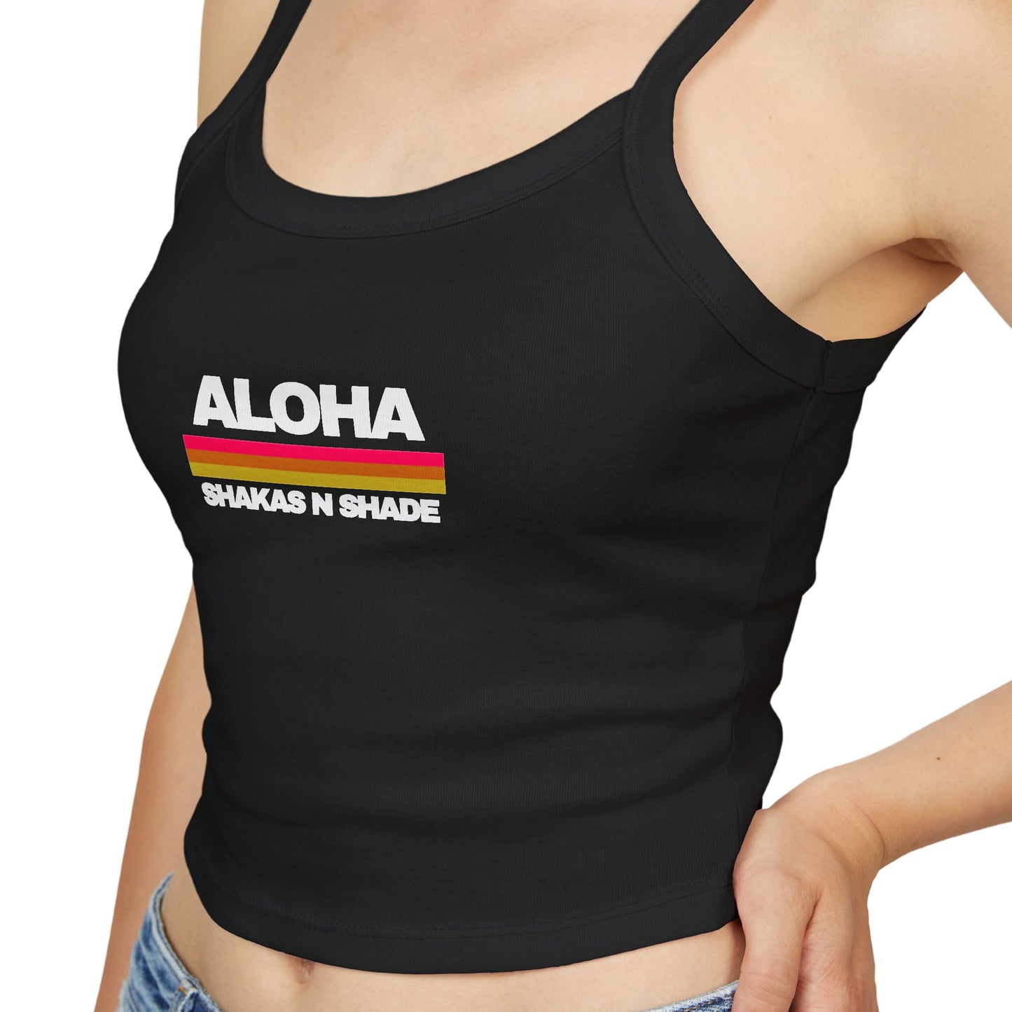 ALOHA Women's Spaghetti Strap Tank Top