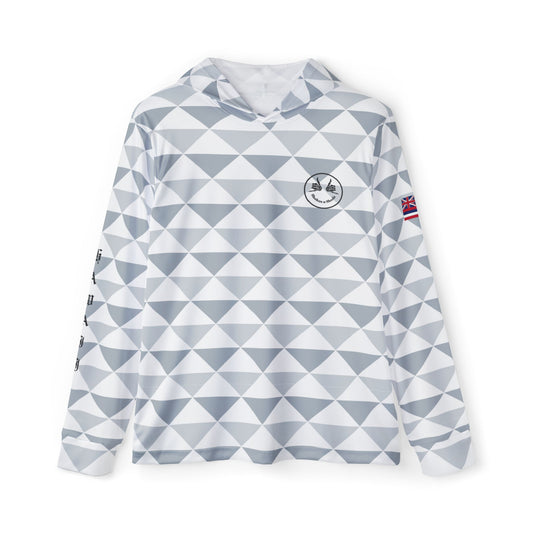 Lōkahi Triangles Hooded UPF 50+ Sun Shader Shirt