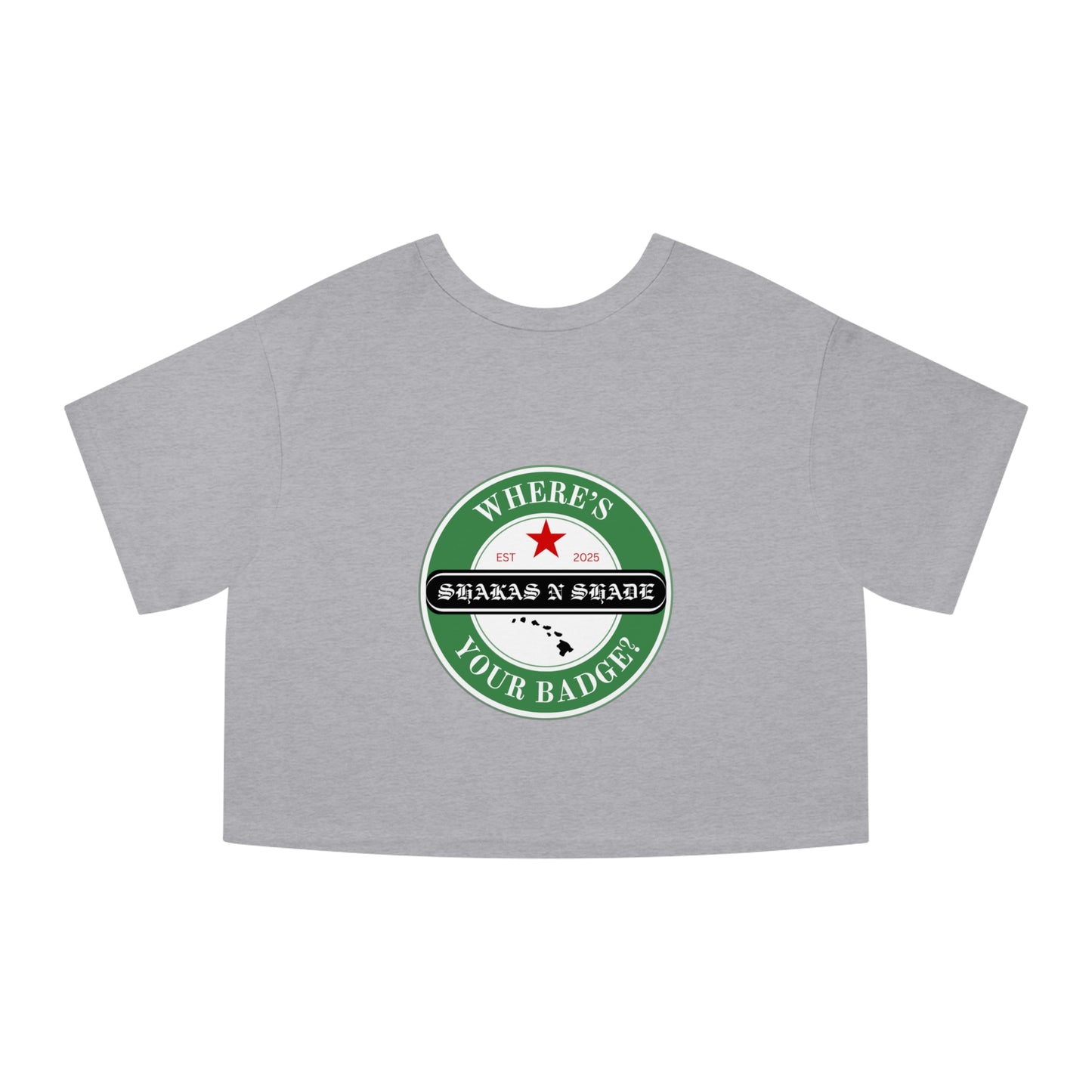 Where's Your Badge Women's Heritage Cropped T-Shirt